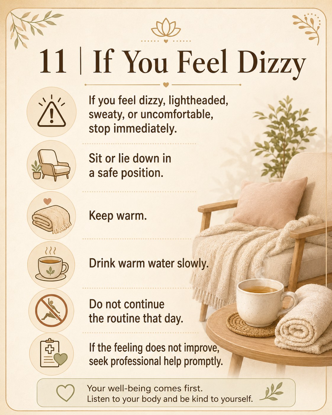 What to do if you feel dizzy during gua sha