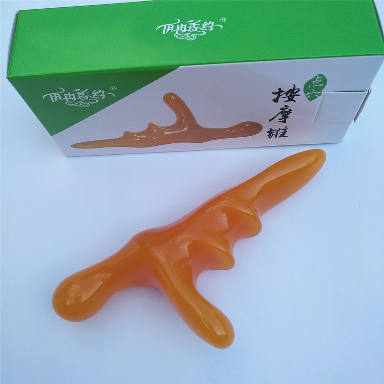 Beeswax Acupressure Cone for Foot & Body Massage, Meridian Massage Tool with Free Acupoint Chart - Image 2