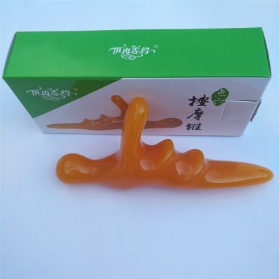 Beeswax Acupressure Cone for Foot & Body Massage, Meridian Massage Tool with Free Acupoint Chart
