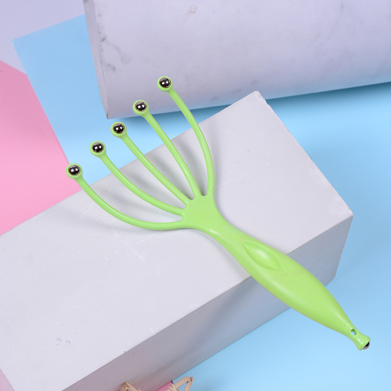 Five-Claw Meridian Acupoint Head Massager – Scalp Kneading & Scraping Tool for Home Self-Care - Image 2