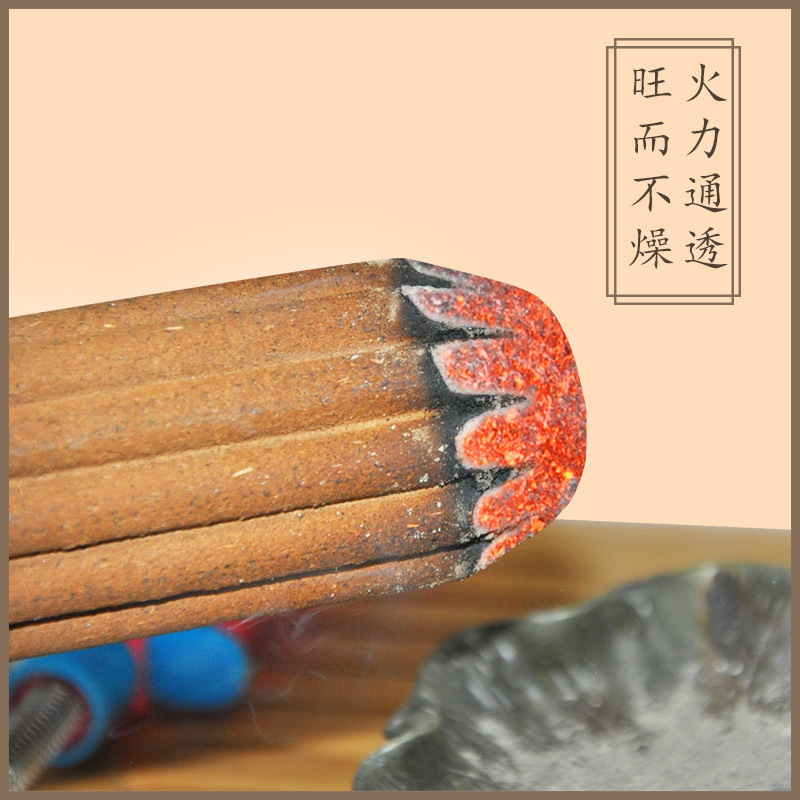 Micro-smoke 12-edge plum blossom moxa nine-Palace fire lotus flower Xizang fragrance Xizang medicine fragrance moxibustion Tongtian moxibustion aloes moxibustion beauty salon - Image 2