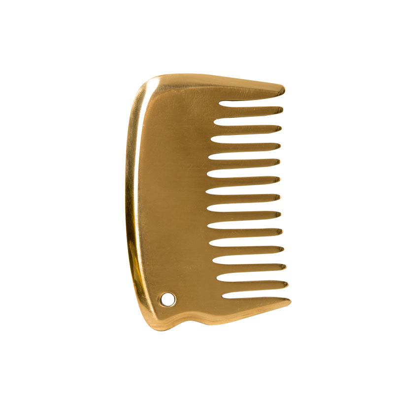 Pure Brass Gua Sha Comb for Body and Facial Wellness, Meridian-Inspired Acupoint Massage Tool - Image 5