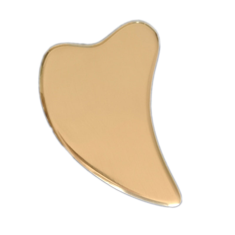 Brass Heart-Shaped Gua Sha Board, Traditional Chinese Wellness Body & Face Gua Sha Tool for Home Self-Care - Image 5