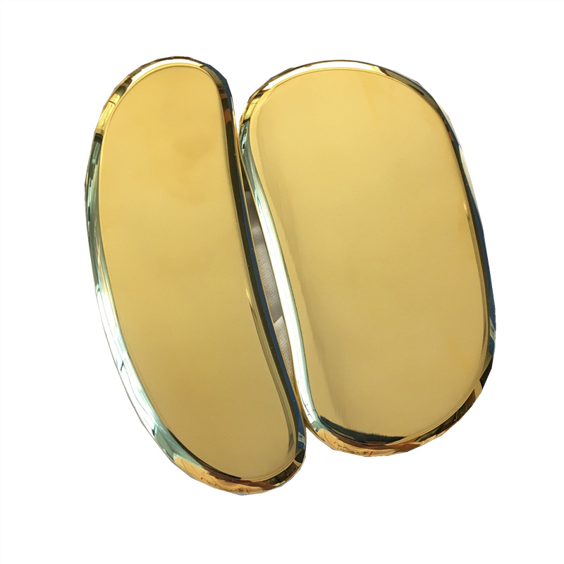 Pure Brass Tai Chi Yin Yang Gua Sha Scraping Massage Plate, Meridian Wellness Body Tool - Image 4