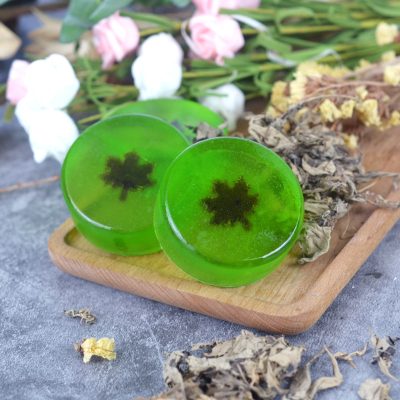 Wormwood Handmade Essential Oil Soap with Lemongrass, Refreshing Face & Body Wash for Daily Self-Care
