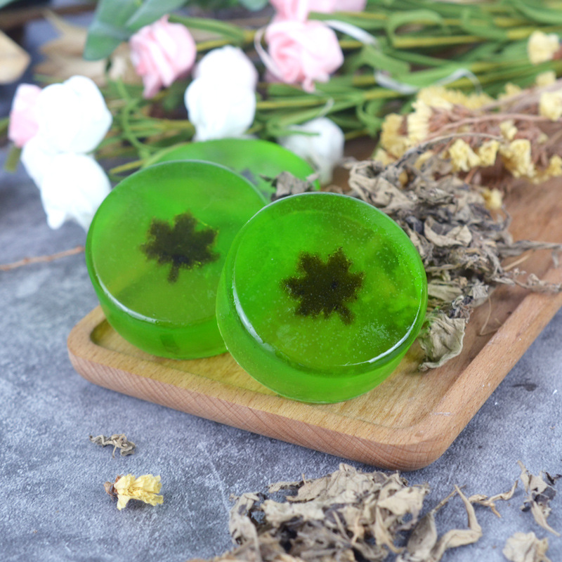 Wormwood Handmade Essential Oil Soap with Lemongrass, Refreshing Face & Body Wash for Daily Self-Care