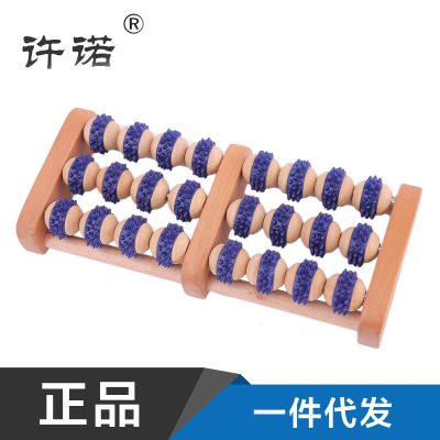 Wooden Foot Massage Roller Stick, Manual Trigger Point Massager for Relaxation and Self-Care