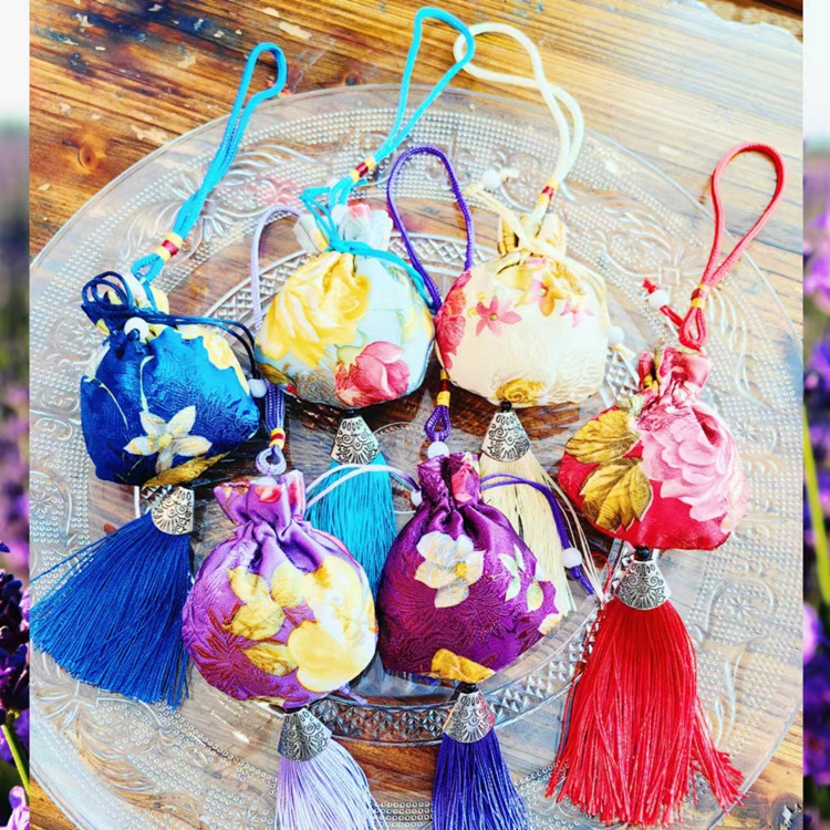 Xinjiang Yili Lavender Sachet Bag, Car Closet Bedroom Aroma, Long-Lasting Fragrance, Natural Mosquito Insect Repellent - Image 3
