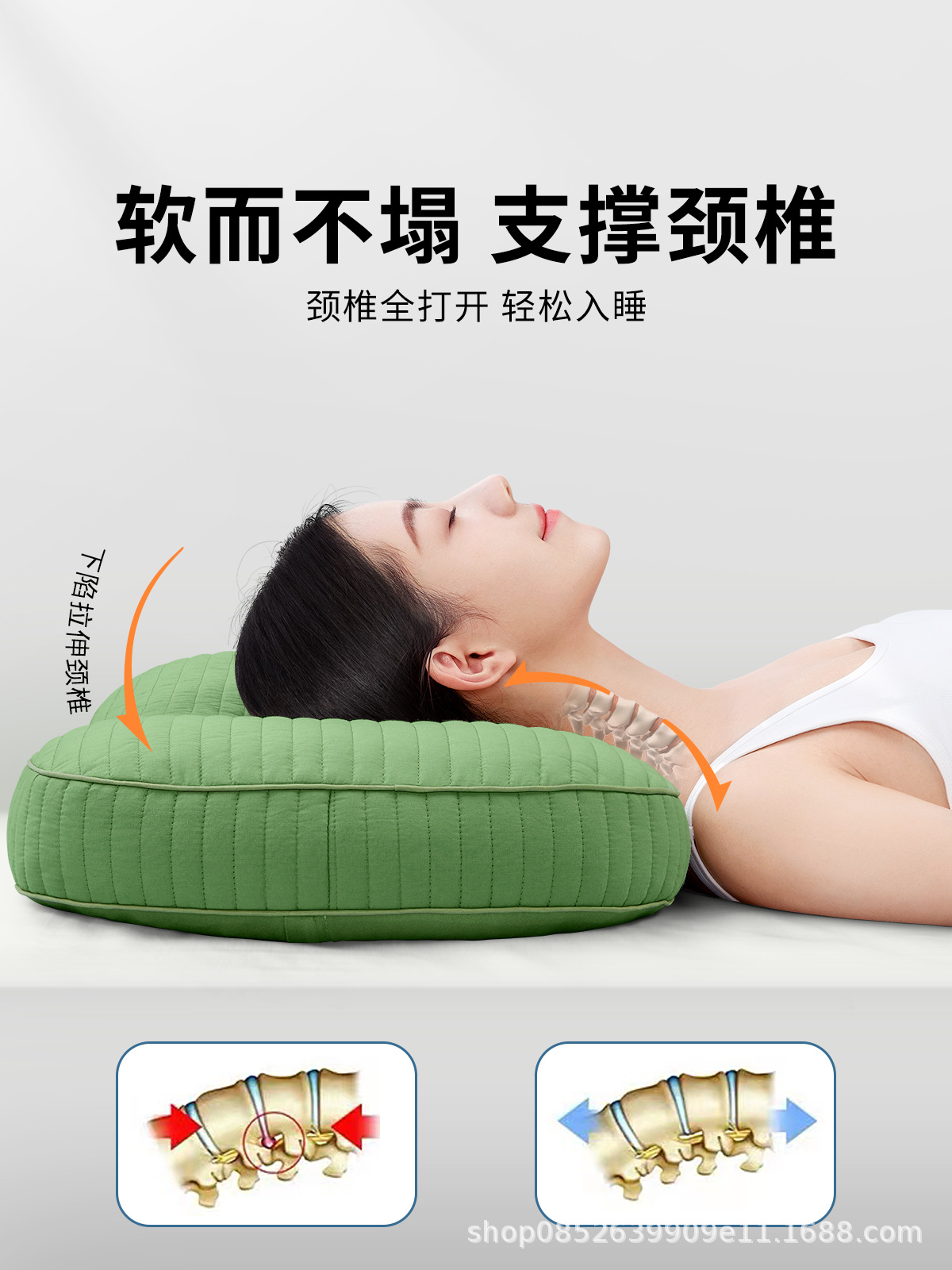Buckwheat Butterfly Pillow Pair, Pure Cotton Shell, Home Comfort Support, Traditional Cooling Sleep Accessory - Image 2