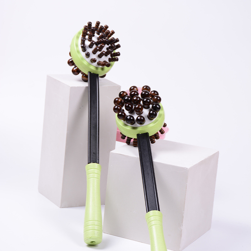Natural Straw Massage Hammer Stick for Home Relaxation, Acupoint-Inspired Self-Care Tool