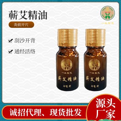 Mugwort Essential Oil for Meridians and Whole Body 10g Mugwort Essential Oil Aged Mugwort Leaf Extract Massage Massage Mugwort Essential Oil