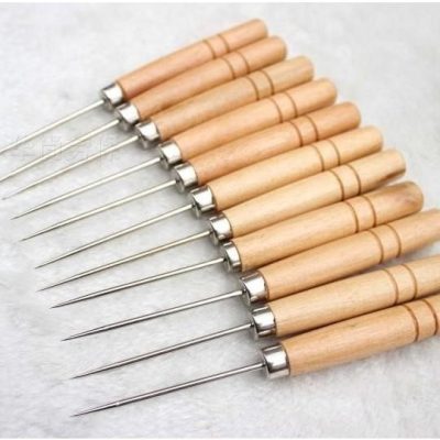 Wooden Handle Moxa Stick Extender, Short Moxa Stick Holder for Home Wellness Routine