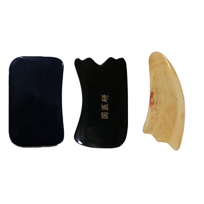 Buffalo Horn Gua Sha Board for Whole-Body Self-Care, Traditional Acupoint-Inspired Scraping Tool