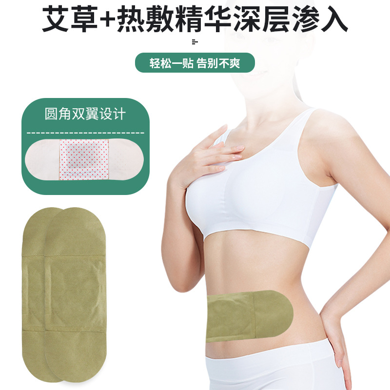 Mugwort Warm Moxibustion Patch for Neck Shoulder Waist Legs, Self-Heating Moxa Hot Compress Sticker - Image 2