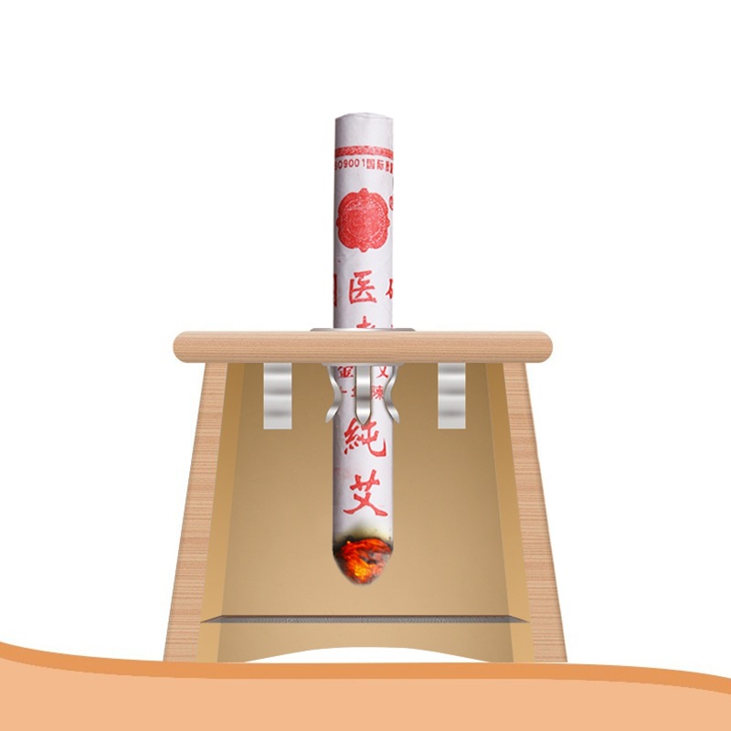 Portable Bamboo Moxibustion Box, Single-Hole Acupoint-Inspired Moxa Tool for Spa and Home Self-Care Routine - Image 2