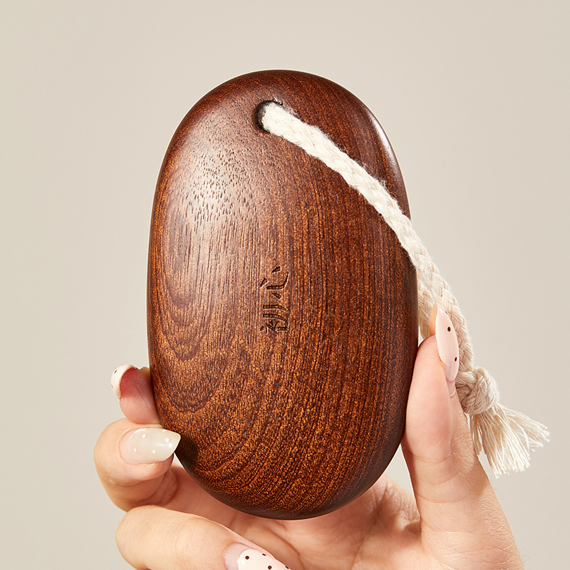 Ebony Wood Nano Foot File for Smooth Heels, Callus Remover and Massage Pedicure Tool - Image 3