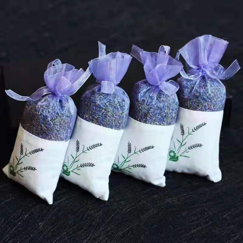 Lavender Sachet Bag, Cotton Gauze, Light Fragrance for Car Wardrobe Closet, Aromatherapy Home Decor - Image 2