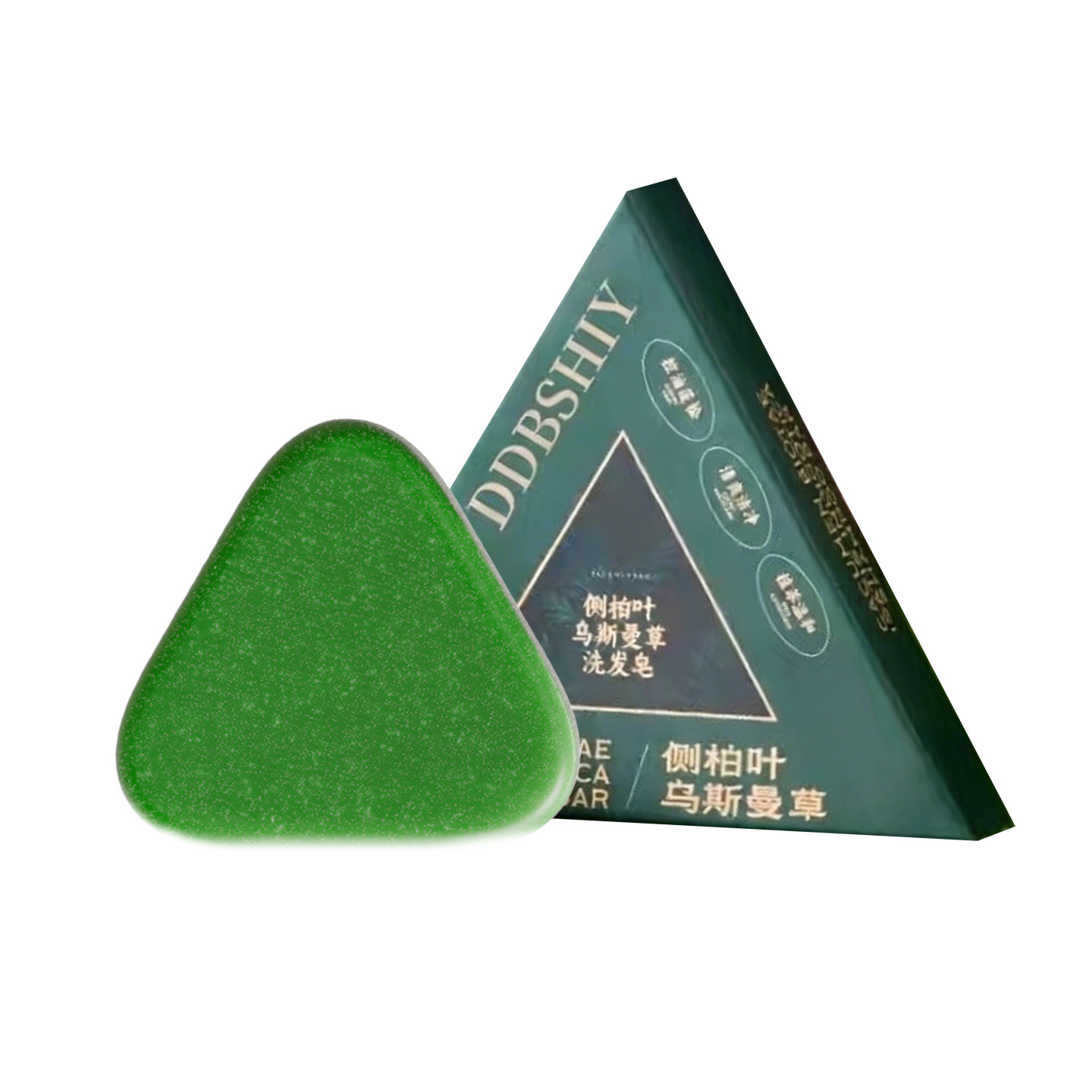 120g Shampoo Soap with Platycladus Arborvitae Leaf, Usman Grass, Handmade Essential Oil Soap, Polygonum Multiflorum Herbal Formula for Strengthening Hair and Controlling Oil and Dandruff - Image 5