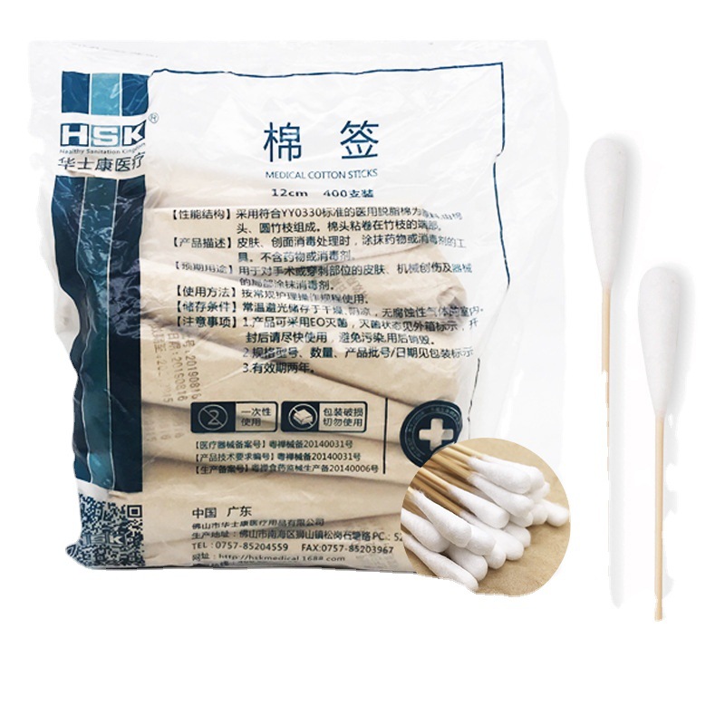 Cotton Swabs 400 Count, Single-Head Paper Bag Pack, Home Wellness Care and Disposable Hygiene Tool - Image 5