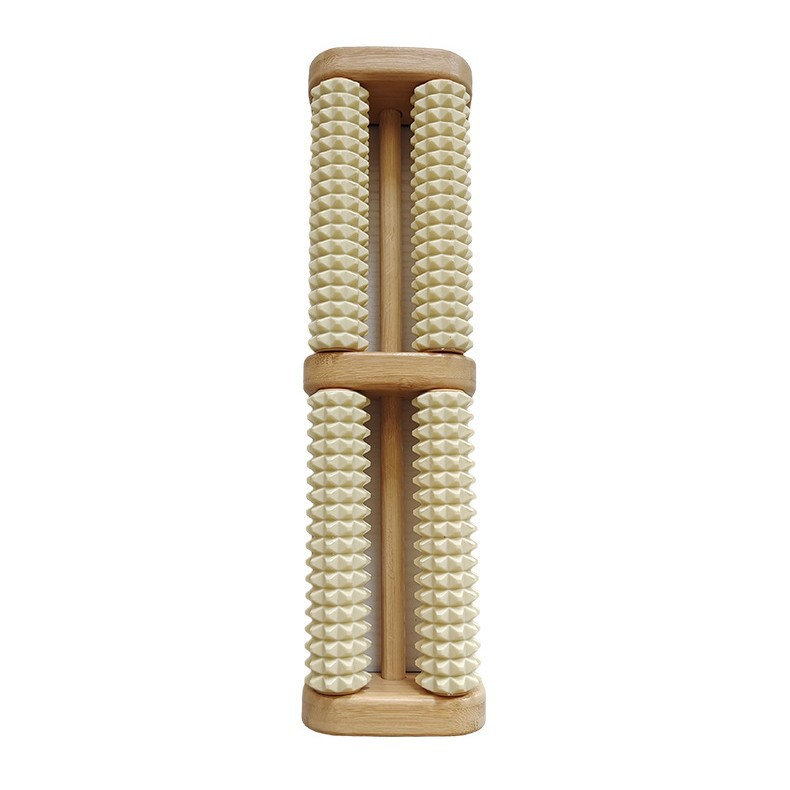 Wooden Foot Massage Roller Solid Wood Acupoint Reflexology Stick for Leg and Foot Relaxation - Image 5