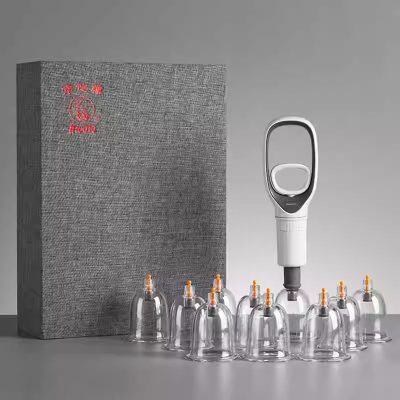 Huatuo Vacuum Cupping Set for Home Use, Air-Pump Traditional Wellness Cupping Kit