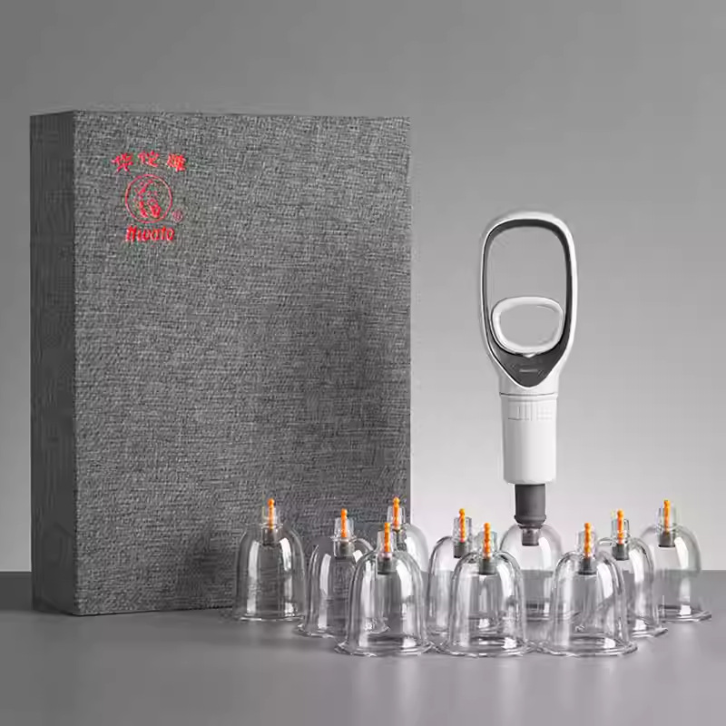 Huatuo Vacuum Cupping Set for Home Use, Air-Pump Traditional Wellness Cupping Kit