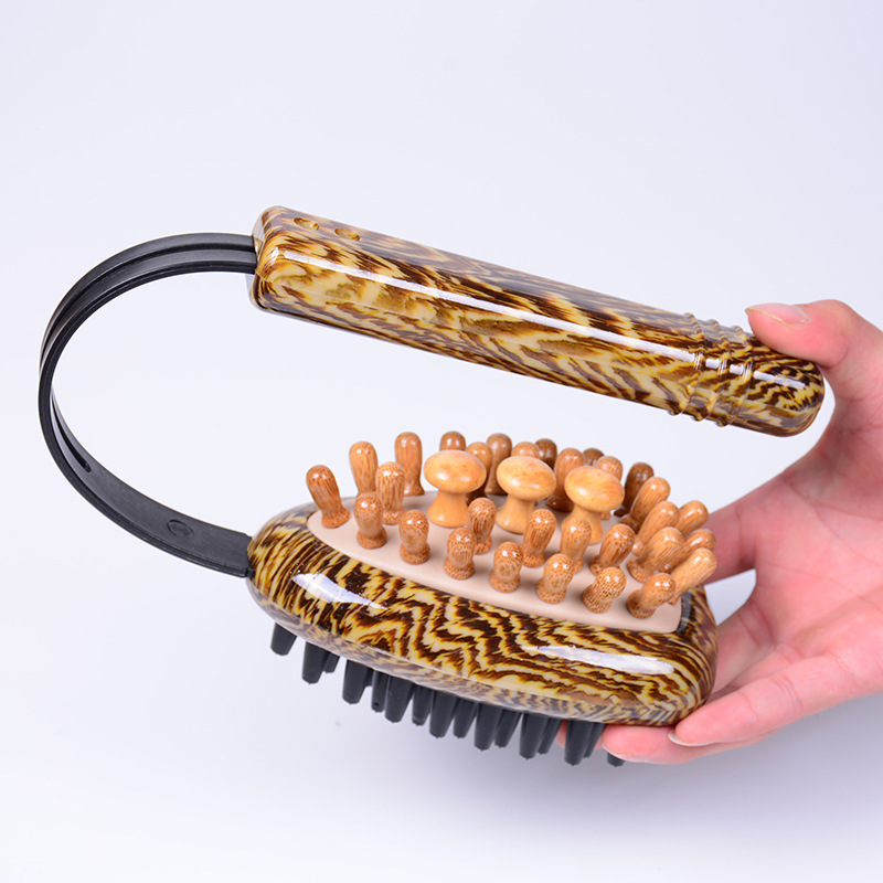Portable Telescopic Double-Sided Handheld Massage Hammer for Acupoint-Inspired Self-Care Routine - Image 4