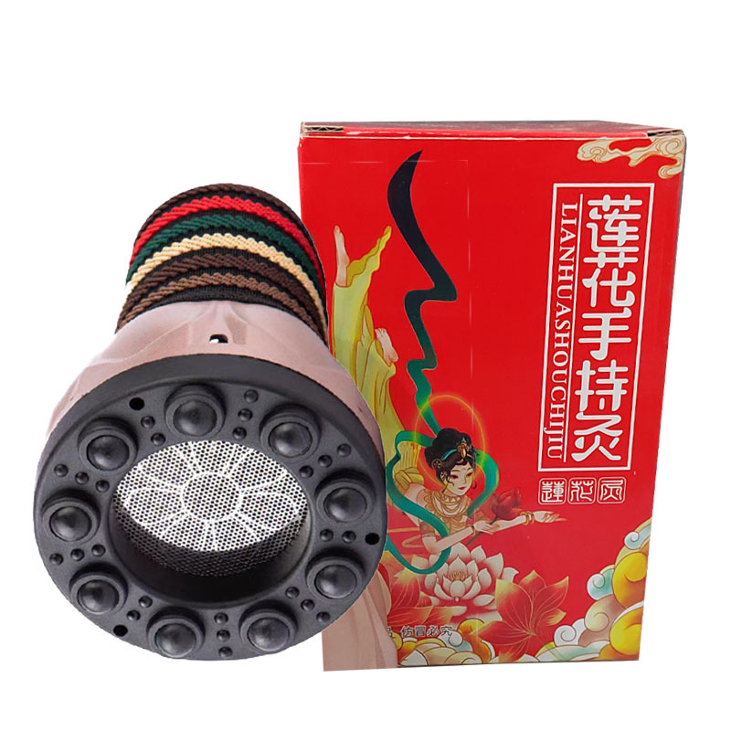 Handheld Moxibustion Massage Jar, Lotus-Shaped Moxa Roller Ball for Full-Body Warming Gua Sha Routine - Image 5