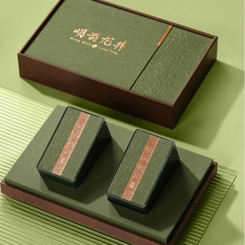 Mingqian Longjing Green Tea Gift Box, Premium Spring Tea from Zhejiang, 250g Loose Leaf - Image 4