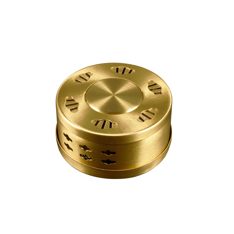 All copper portable moxibustion thickened flat mesh moxibustion box temperature control moxa column box portable moxibustion instrument tools - Image 5