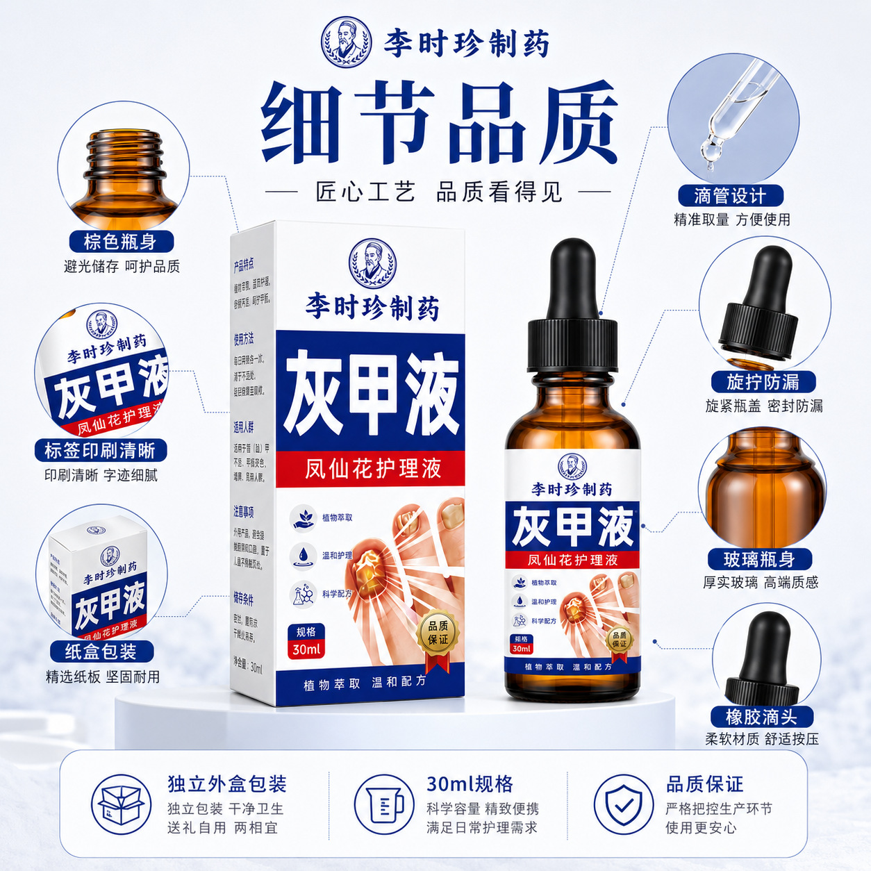 Hong Kong Pharmacy Onychomycosis Solution Set, Onychomycosis Soft Nail Removal Cream, Onychomycosis Care Solution Set, Source - Image 2