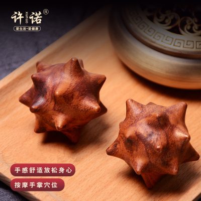 Plastic Hand Exercise Balls, Elderly Fitness Massage Balls, Hand-Turning Training Wellness Accessory