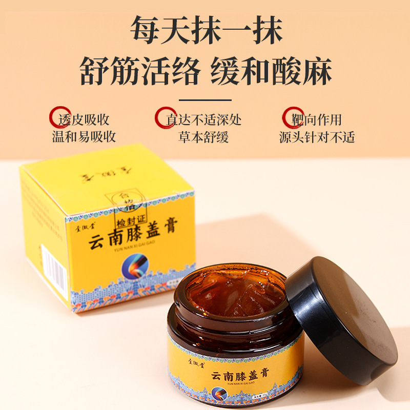 Authentic Yunnan Knee Pain Relief Ointment, Knee Ointment, Knee Meniscus Synovial Membrane Ointment, Cervical Spine, Lumbar Spine, Knee Health Care Ointment - Image 2