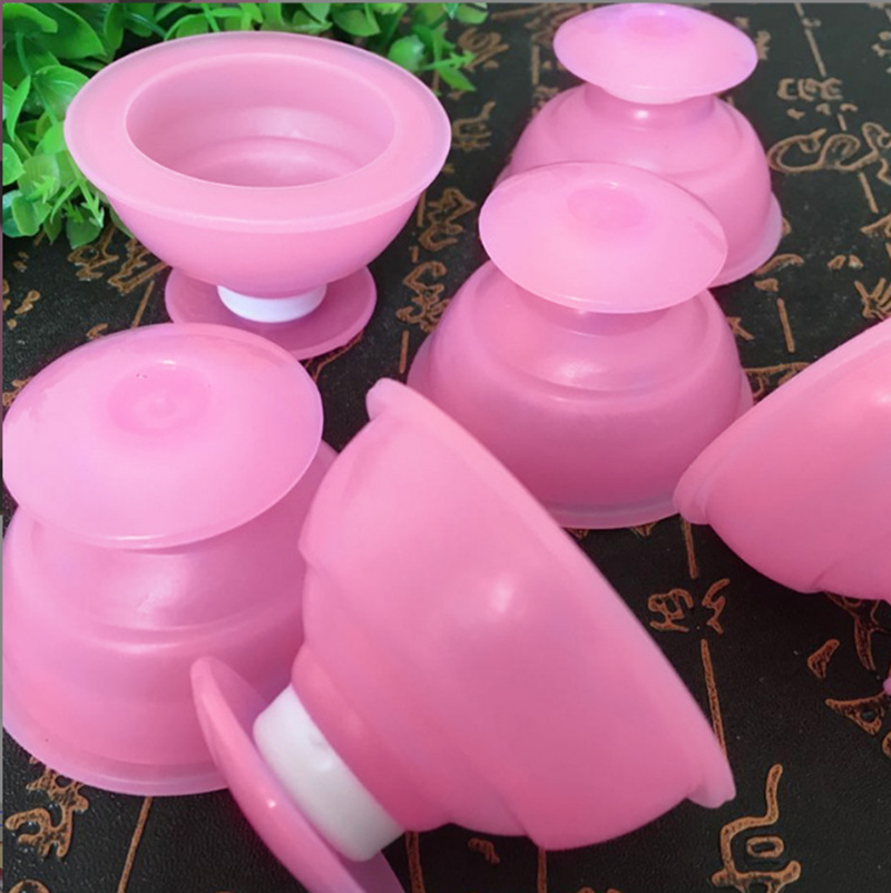 Zhanhao Silicone Cupping Press Moisture-absorbing Cans 12 Pink Easy Cupping Negative Pressure Cupping Massage Acupoint Cupping Household - Image 3