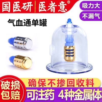 Magnetic Cupping Set for Wellness Routine, Meridian-Inspired Air Extraction Type, Gold/Silver