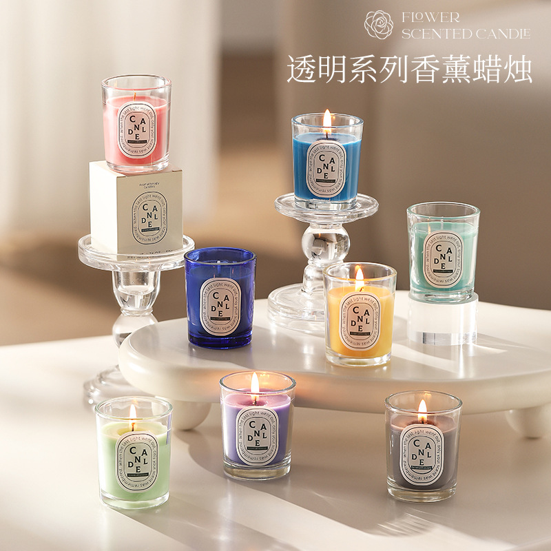 Aromatherapy Candles with a High-End Feel, Birthday Gifts for Girls, Wedding Souvenirs, Long-Lasting Soy Wax Decorations for the Bedroom, Cross-Border Wholesale Customization