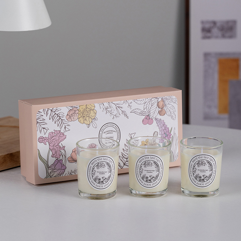 Soybean Scented Candle Gift Box for Men and Women, Wedding Gifts, High-End Birthday Souvenirs, Wholesale and Custom-Made - Image 3