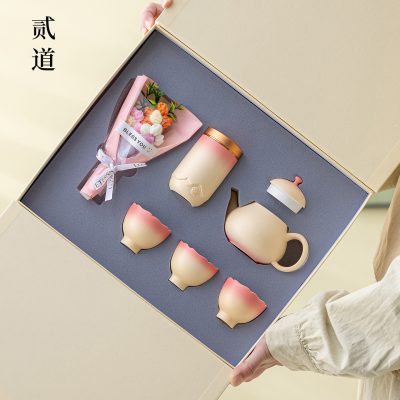 Birthday Gift for Best Friend, Friend, Mom, or Women: Exquisite Tea Set Gift Set, Company Annual Meeting Souvenir