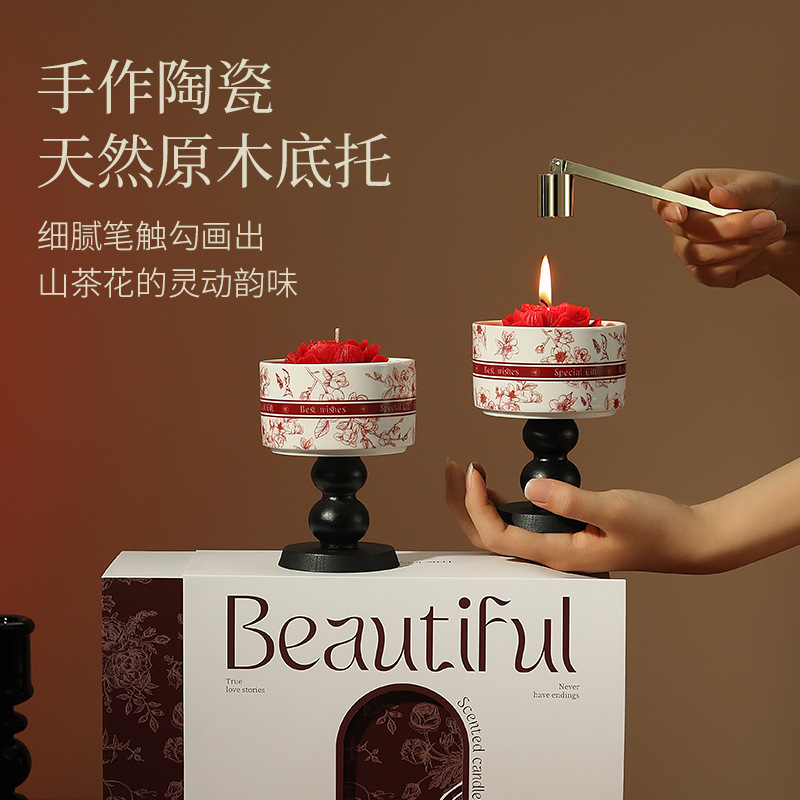 Aromatic Candles with a High-End Feel, Fragrance Gift Boxes for Housewarming, Weddings, Birthdays, and Souvenirs, Wholesale and Custom-Made - Image 3