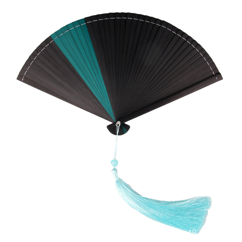 All-Bamboo Folding Fan Chinese Style Retro Classical Summer Compact Portable Ancient Style Hanfu Cheongsam Special Dance Fan - Image 5