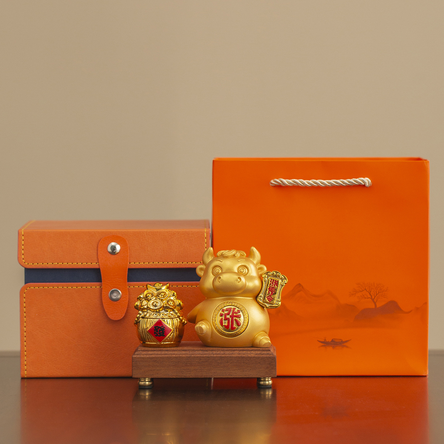 Stock Financial Securities Company Corporate Business Souvenirs Opening Gifts for Clients and Investors,涨停牛 Gifts - Image 2