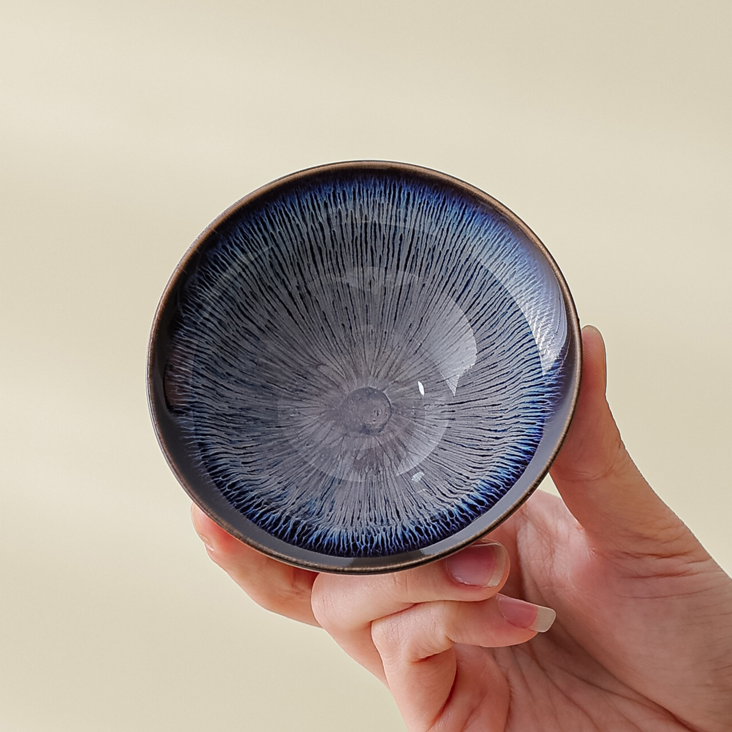 Vintage Tea Cup for Home Use, Large Chinese-Style High-End Creative Kiln-Transformed Sand Gold Glaze Tea Cup, Ideal for Tea Tasting and Gift Giving - Image 3