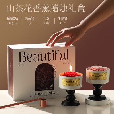 Aromatherapy Candles, High-End Creative Gift Boxes, Wedding and Birthday Souvenirs, Bedroom Long-Lasting Fragrance Set, Decorative Items Wholesale