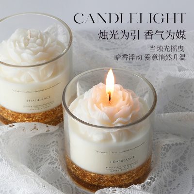 Aromatherapy Candles, High-End Bedroom Long-Lasting Soy Wax Birthday and Wedding Niche Gift Box Decorations Wholesale