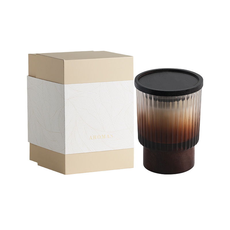 Aromatherapy Candles for Indoor Use, Long-Lasting, High-End Gift Box Set, New Plant-Based Scented Wood Wick Fragrance, Premium Gift Item - Image 5