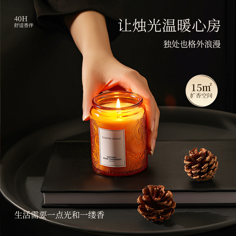 Soybean Scented Candles, High Aesthetic Value, Long-Lasting Fragrance for the Bedroom, Smoke-Free Home Ambiance, Gift Decoration Items - Image 4