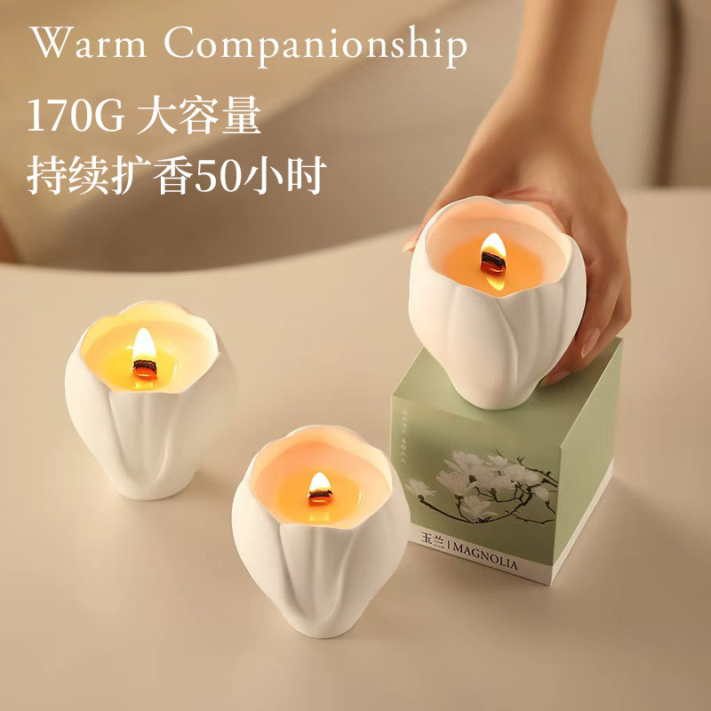Aromatherapy Candle Gift Box, High-End Soy Wax Fragrance, Long-Lasting Home Decoration for Women, Birthday and Wedding Ornaments, Souvenir Gifts - Image 3