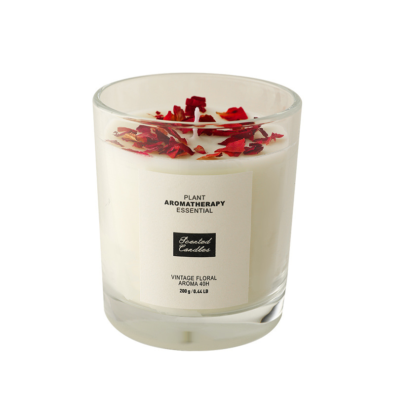 Aromatherapy Candles with a Long-Lasting Scent for Indoor Use, Made from Soy Wax and Dried Flowers, Suitable for Weddings and Birthdays, Wholesale and Custom-Made - Image 5