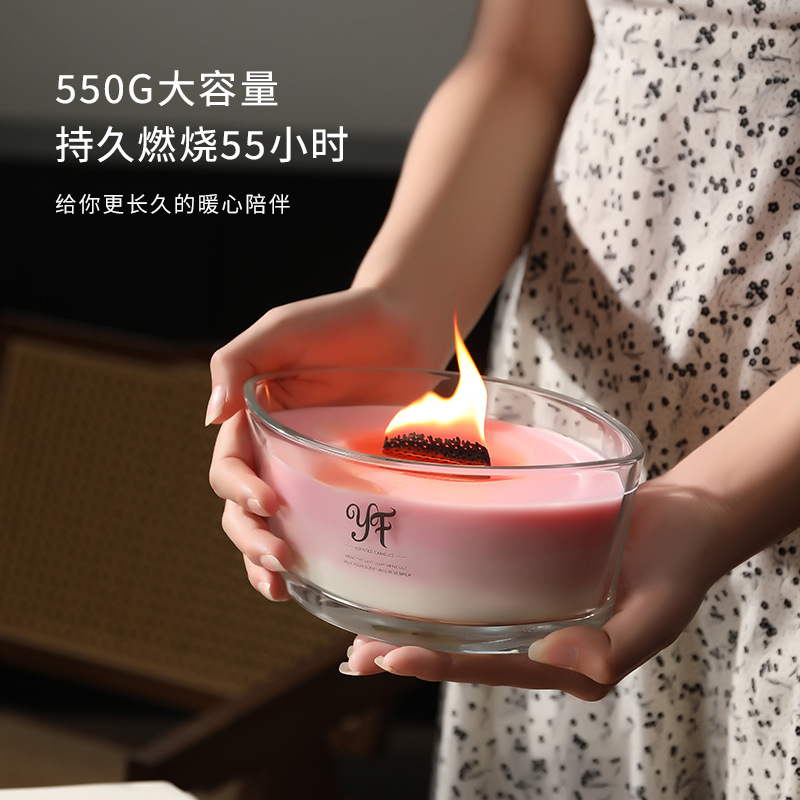 Soybean Scented Candles, High-End Gift Box, Long-Lasting Indoor Fragrance, Birthday and Wedding Gifts, Souvenirs, Wholesale Customization - Image 3
