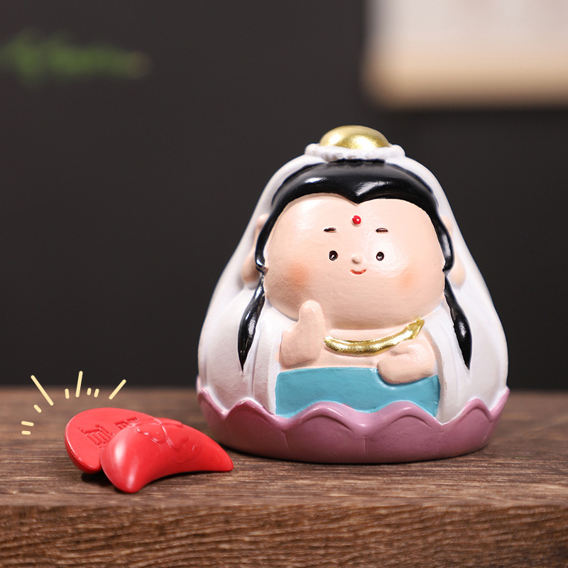 Mini Plastic Grail Tribute Cup Creative Office Decoration Tide Play Decompression Grail Feng Shui Gua Props Laughing Cup Ornaments - Image 3